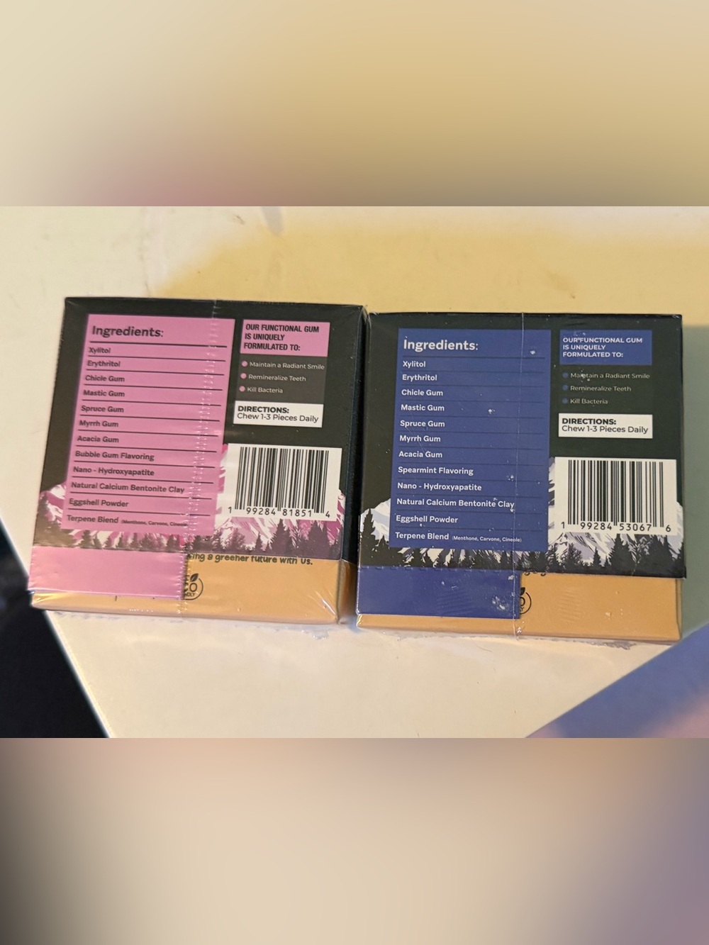Larine Remineralizing Gum — Bubble gum & Mint flavors - Picture 2 of 4